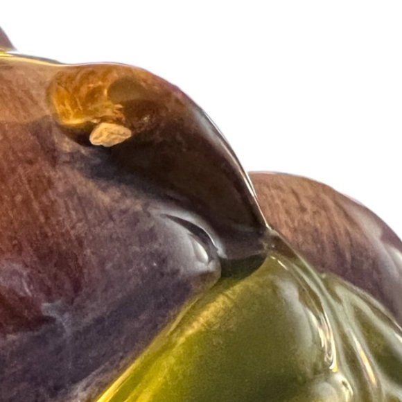 PAIR of Vtg FITZ AND FLOYD Grape Candle Holders 1989 Ceramic Retired Whimsical - Picture 6 of 11